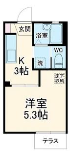 サンクレストせど【103号室】の間取り