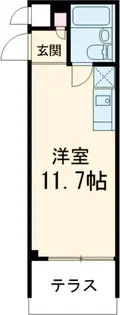 ラティエラ武蔵小山【1階】の間取り