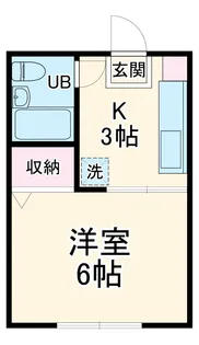 サンクリスティ【203号室】の間取り