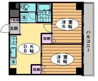 セレウス中葛西【7階】の間取り