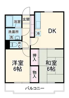 エクシード36【210号室】の間取り