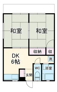 ハイツ今井【101号室】の間取り