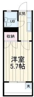 ハイムローゼ【107号室】の間取り