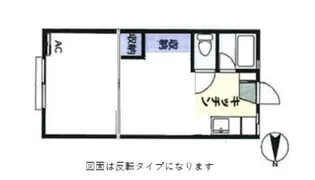 パークサイドコーポC棟【102号室】の間取り