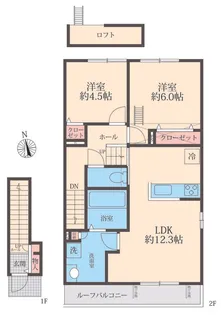 Belle Lead【2階】の間取り