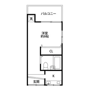 クレスト下新庄駅前【1階】の間取り
