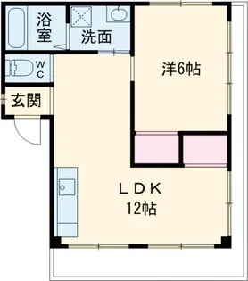 千住ライン【3F号室】の間取り