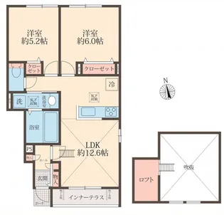 Belle Lead【1階】の間取り