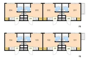 TOKYOβ中野3【2階】の間取り