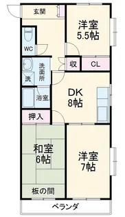 ヒル・トーク【1階】の間取り