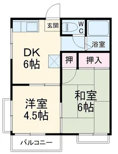 アネックス谷塚【1階】の間取り