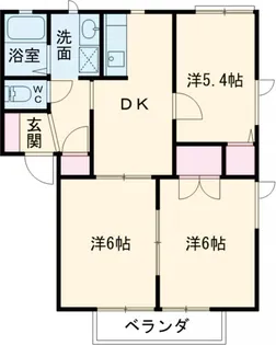ボナールB【1階】の間取り
