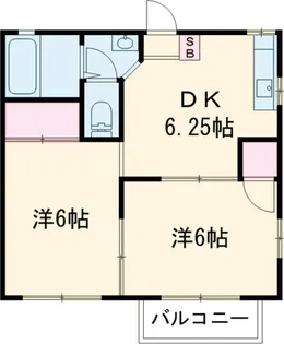 メゾンドストークA【2階】の間取り