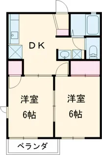 ボナール千吉良 A【2階】の間取り