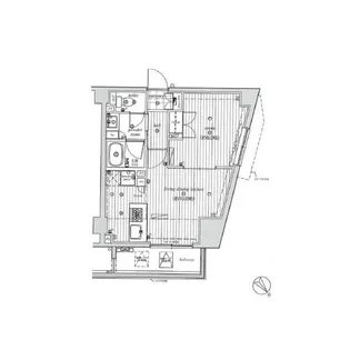 ウィスティリア大森山王【501号室】の間取り