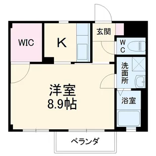 ヴィラオーシャン【2階】の間取り