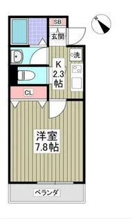ユニバーサルシティ【1階】の間取り
