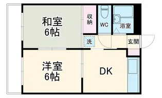 ニューサトウコーポNo1【102号室】の間取り