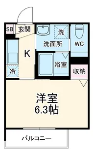 robot home 中浦和(ロボットホームナカウラワ)【1階】の間取り