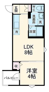 ROBOT HOME 中浦和【1階】の間取り