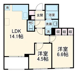 ResidenceMotomachi【3階】の間取り