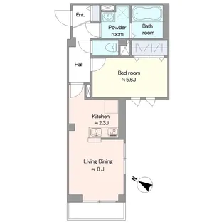 イーストIM【1階】の間取り