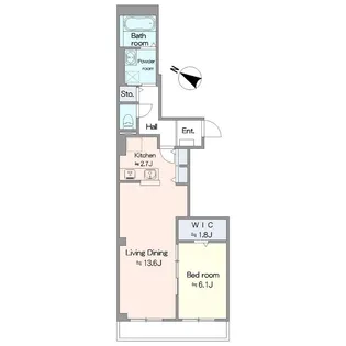 イーストIM【2階】の間取り