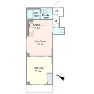 イーストIM【3階】の間取り