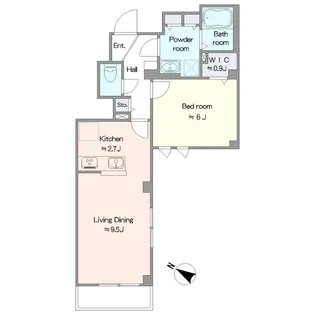 イーストIM【3階】の間取り