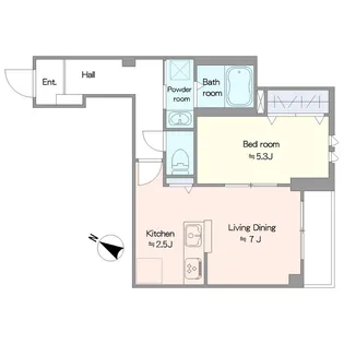 イーストIM【3階】の間取り