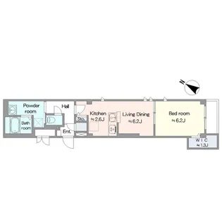 イーストIM【3階】の間取り