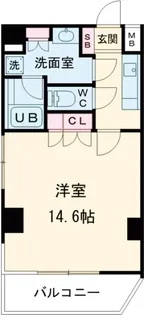 カスタリア大塚Ⅱ【6階】の間取り