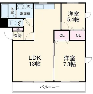 グランド・カオルⅠ【1階】の間取り