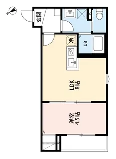 ELM VISTA B【2階】の間取り