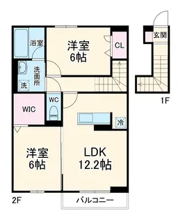 Orto Sole(オルト ソレ)【2階】の間取り