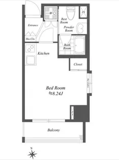 Conde相模原【702号室】の間取り