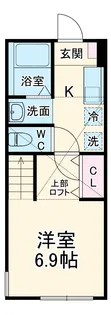 IDEAUS橋本弐番館【101号室】の間取り