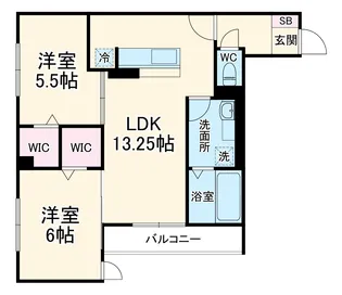 マルベリー【1階】の間取り