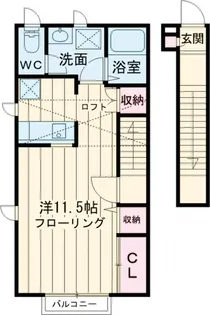 フレディ一条【1階】の間取り