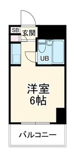 ライオンズマンション伊勢佐木町西第二【3階】の間取り