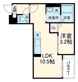 Jack kamishigeharaⅠ【1階】の間取り