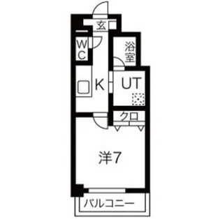 プロスパー浄水【201号室】の間取り