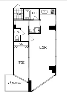 吉田町第一共同ビル【402号室】の間取り