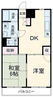 新海マンション【1階】の間取り