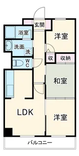ヒルトップ藤ヶ丘【2階】の間取り