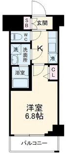 リライア吉野町Ⅱ【4階】の間取り
