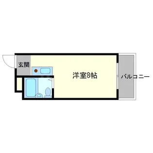 ユニバーサルコート柴原【5階】の間取り