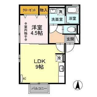 ウィル・ボナール D【2階】の間取り
