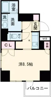 フレールK&Y【3階】の間取り