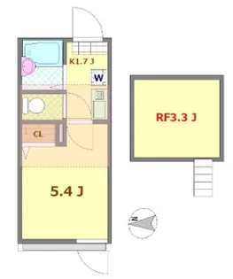 (仮称)リブ南花畑3丁目【3階】の間取り